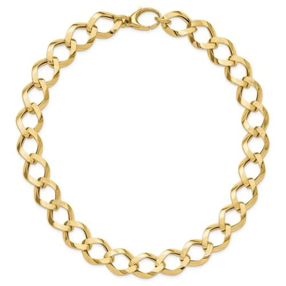 Leslie's 14K Polished Fancy Link Necklace